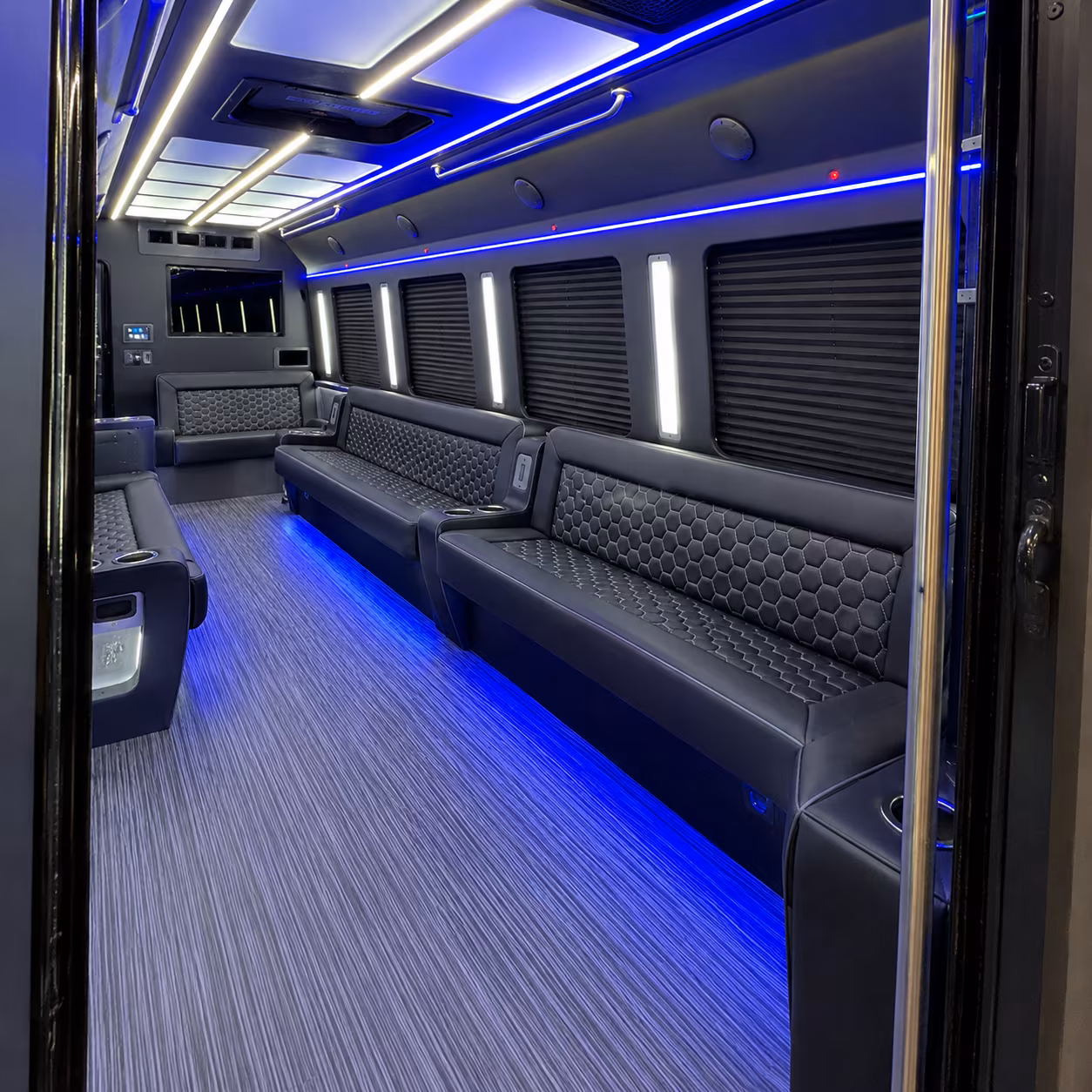chula vista party bus rental interior